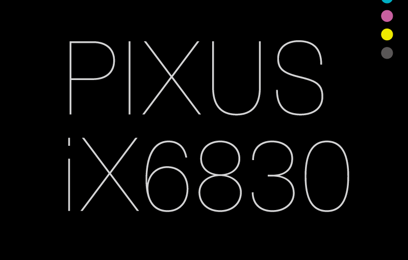 ハイコストパフォーマンスなA3ノビ対応IJプリンター：Canon PIXUS iX6830
