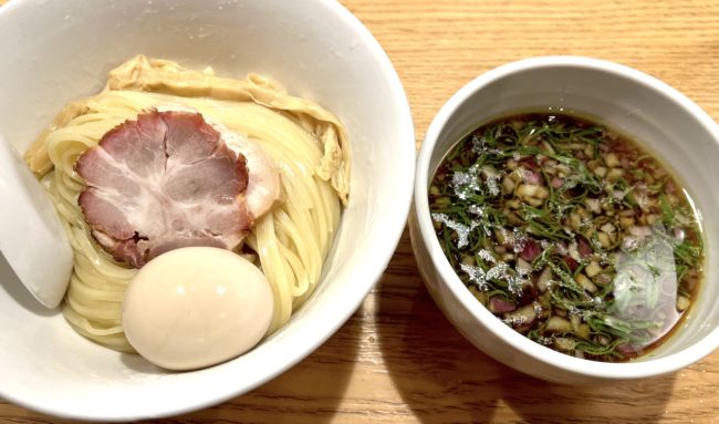 らぁ麺はやし田 多摩センター店/味玉つけ麺はすっきりとした鶏スープで食べやすい