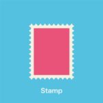 ［無料DL素材］郵便切手のアイコン〈AI / PNG / JPG – 商用利用可〉